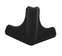 4 protectores de bordes negros para campana extractora, ángulo anticolisión, protección de esquinas para muebles, mesa de parachoques, cubiertas de esquinas para varios muebles