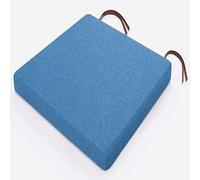 Cojín de látex natural para silla de oficina, almohadilla de asiento suave de color sólido para uso en interiores y exteriores, 35 x 38 x 3 cm, perfecto para el hogar, jardín y comodidad ergonómica