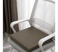 Cojín de látex natural para silla de oficina y coche, diseño antideslizante para mayor comodidad y apoyo, se adapta a sillas de oficina estándar y asientos de coche