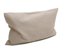 Cojín de Lavanda Bio 30x20cm, Funda Exterior Blanco Natural + Funda Interior Bio Blanco Natural - Saco perfumado a la Lavanda - Cojín aromático - Almohada de Hierbas