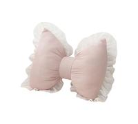 Cojín de lazo, bonito cojín lumbar, cojín decorativo para el hogar, sofá, cama, sala de estar, dormitorio, coche, cojín de respaldo (rosa, A)