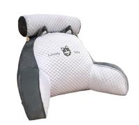 Cojín de lectura con cojín cervical extraíble y brazo de apoyo para sentarse en la cama, sofá o suelo, respaldo de cama, cojín de apoyo para la espalda, cojín para adultos, para leer y ver la