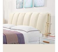 Cojín de lectura para cabecero de cama, a prueba de polvo, respaldo de cama de madera gruesa, almohada anticolisión, almohada B 90 x 50 cm, suave, acogedor, elegante decoración del hogar