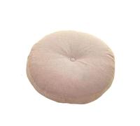 Cojín de lino for futón silla, tela gruesa, for ventana salediza, balcón, tatami simple color sólido para exteriores, cojín de yoga(Color 1,Diameter 40cm)