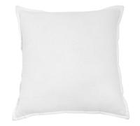 Cojín de lino lavado blanco 45x45 cm