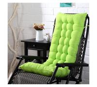 Cojín De Lujo For Sillón Mecedor De Patio con Correas De Seguridad Apoyo Lumbar Alto Extra Grueso For Banco Columpio Reclinable Mueble De Interior(Green,48 * 155 * 8 cm)
