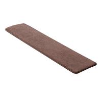 Cojín de madera para sillas de comedor, cojín largo de asiento de cocina con lazos, 120 x 35 x 1,5 cm, color café, cojín de sofá para decoración del hogar y comodidad