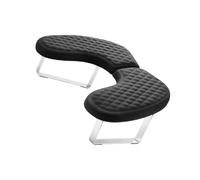 Cojín de mano para manicura, reposabrazos, almohada profesional para técnico, parte inferior antideslizante y forma contorneada, almohadilla de mano antideslizante