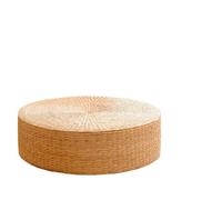 CojíN De MeditacióN Cojín redondo de Tatami for Yoga, cojines suelo for meditación, almohada hecha a mano, cojín paja Natural, estera decorativa for sentarse, 1 ud(40x10cm)