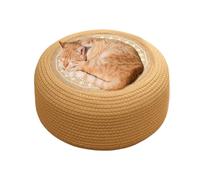 Cojín de meditación para Suelo, cojín de Paja Trenzada para Asiento, Tatami Estilo japonés Transpirable para Yoga, meditación Zen y decoración del hogar con reposapiés de Tela