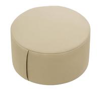 Cojín de meditación Relaxdays, Yoga y Mindfulness, cojín de Suelo, Funda Lavable, HD: 13 x 33 cm, zafu, algodón, Beige