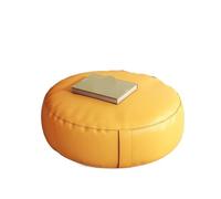 Cojín de meditación textil for el hogar, tapete suelo Simple, cojín Yoga for for interiores y exteriores para Doméstico(Yelllow)