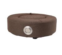 Cojín de Moxibustión, Amplio Relleno de Esponja, Tablero de Moxa Doméstico Estable y Cómodo con Imán para Meditación (BROWN)