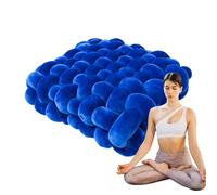 Cojín de nudo - Cojín de suelo suave, cojín de meditación, cojín decorativo para sofá, cojín de asiento acolchado, hecho a mano, para salón, dormitorio, relajación, yoga, lectura
