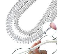 Cojín de oreja para gafas, sujetadores para gafas detrás de las orejas, Retenedor anticaída de silicona antideslizante transparente para estudiantes mujeres hombres trabajando en la escuela