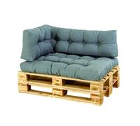 Cojín de palé, cojín de asiento acolchado de alta calidad para jardín, cojín de tela de tapicería para sofá, ideal para la vida al aire libre y comodidad