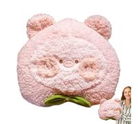 Cojín de peluche de cerdo melocotón - Calentador de manos en forma de dibujos animados, calentador de brazos para invierno | Adorable calentador de manos de peluche supersuave con cerdo acolchado