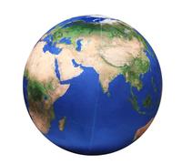 Cojín de peluche, diseño de sol, luna, Marte y la Tierra, serie universo, animales de peluche, planeta estelar realista, (tierra azul claro, 27 cm)