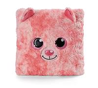 NICI- Cojín GLUBSCHIS Gato Dreamie 30x30cm Rosa-Almohada mullida, niñas, bebés y Amantes de los Peluches, Ideal para casa, la guardería o de Viaje, Color, 32x32cm (48587)