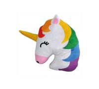 Cojín de peluche - PUCKATOR - Unicornio Arcoíris - Rosa - 3 años - Interior