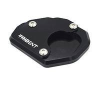 Cojín De Pie De Soporte Lateral De Pie, Motocicleta CNC Placa De Soporte De Aluminio Almohadilla For Triumph Trident 660 (Color : Black)