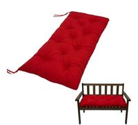 Cojín de piel para jardín al aire libre, 90 x 50100 x 50110 x 50120 x 50 cm, impermeable, para bancos de 123 plazas, patio y decoración del hogar (CO2, 110 x 50 x 8 cm)