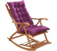 Cojín de piel para jardín al aire libre, cojín para silla de patio, tapete para tomar el sol para mecedora, relajante al aire libre