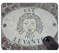 Cojín de ratón de Encargo único del Mapa Mousepad, compás con el cojín de ratón mágico del Punto de compás