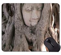 Cojín de ratón de las citas de la vida antideslizante, Ayutthaya el tiempo está pasando el cojín de ratón de goma