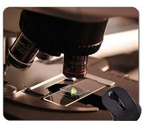 Cojín de ratón del juego de la matemáticas de la geometría de la química de la ciencia, cojín de ratón de goma del microscopio