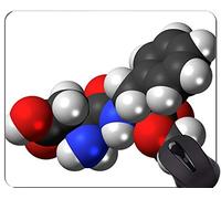 Cojín de ratón del juego de la matemáticas de la geometría de la química de la ciencia, cojín de ratón de goma del aspartamo