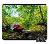 Cojín de ratón Fino y Durable del Borde de Costura, The Red Boat Mouse Pad, Alfombrilla de ratón (Mouse Pad de ratón)
