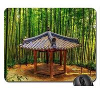 Cojín de ratón Fino y Durable del Borde de la Costura, Bosque de bambú, cojín de ratón de Damyang, Corea, cojín de ratón (cojín de ratón de los bosques)