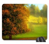 Cojín de ratón Fino y Durable del Borde de la Costura, The Autumn Mouse Pad, Cojín de ratón (Cojín de ratón de los bosques)