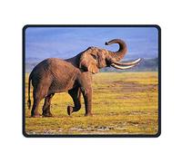 Cojín de ratón inalámbrico, Cute Elephant Animal Mouse Pads, Computadora portátil para juegos, personalizada, móvil, con almohadilla CuteMouse, para mujeres, hombres, en casa o en el trabajo