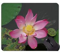 Cojín de ratón Lotus Pond antideslizante - Cojín de ratón de Lotus Blossom Office