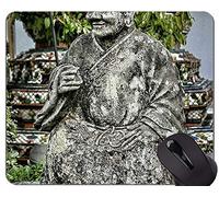 Cojín de ratón Original de Encargo de la Serie del Leopardo, Cojines de ratón de Zen de Buda de la Estatua de Polonnaruwa