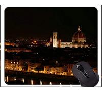 Cojín de ratón personalizado, base de goma antideslizante de Florencia Buda buena y mala antideslizante