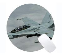 Cojín de ratón Redondo de Goma Natural, Base de Goma Antideslizante Mousepad del Cuerpo de Marina de EE.