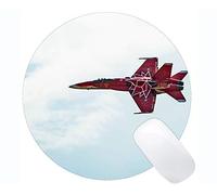 Cojín de ratón Redondo de la Mejor Idea del Regalo, Base de Goma Antideslizante de F18 Cf18 Canadá Mousepad