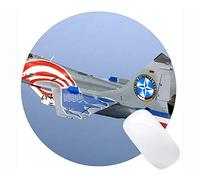 Cojín de ratón redondo de la mejor idea del regalo, base de goma antideslizante de la fuerza aérea de Alemania MiG 29 Mousepad