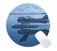Cojín de ratón Redondo del Juego, Agua de Suecia del Agua de la reflexión del avión de ratón Redondo de la reflexión para la Mesa del Escritorio de la Oficina o del ratón del Juego