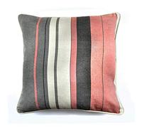 Cojín de Rayas Whitworth, 100% algodón Poliéster., ^^, Cushion (Filled): 43 x 43cm