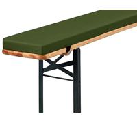 Cojín de repuesto de 120 x 23 x 5 cm para sillas de jardín, interiores y exteriores, espuma de alta densidad, antideslizante, lavable, perfecto para mesa de cerveza y tiendas de campaña de fiesta