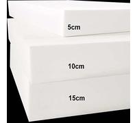 Cojín de repuesto de espuma viscoelástica de alta densidad de 5/10/15 cm de grosor, almohadilla de espuma para asiento de ventana, cómoda almohada de sofá para un máximo apoyo