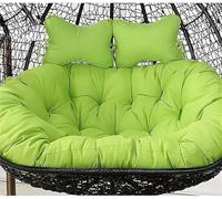 Cojín de repuesto para silla de doble huevo para columpio, para 2 personas, cesta colgante grande, hamaca para exteriores e interiores, cojín cómodo (150 x 110 cm)