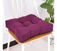 Cojín de respaldo alto para asiento de suelo, 50 x 50 cm, 8 cm de grosor, felpa, cómodo, ideal para comedor, apoyo a personas mayores, recuperación postoperatoria, uso en interiores y exteriores.