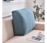 Cojín de respaldo extra grueso para sofá cama, almohada de apoyo lumbar grande para la espalda, almohada decorativa de lectura, almohada de apoyo para la cintura, cojín de cabecero con funda extraíble