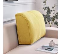 Cojín de respaldo extra grueso para sofá o cama, almohada de apoyo lumbar grande para la espalda, almohada decorativa de lectura, almohada de apoyo para la cintura, cojín de cabecero con funda