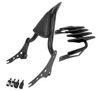 Cojín de respaldo extraíble Ajuste para Harley Softail Sport Glide 2018-2025 respaldo de motocicleta Sissy Bar con portaequipajes accesorios de motocicleta(Black)